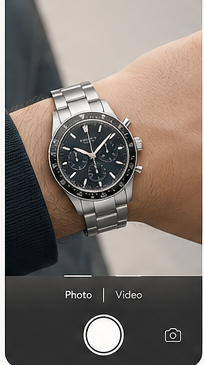 Watch virtual try-on on a wrist